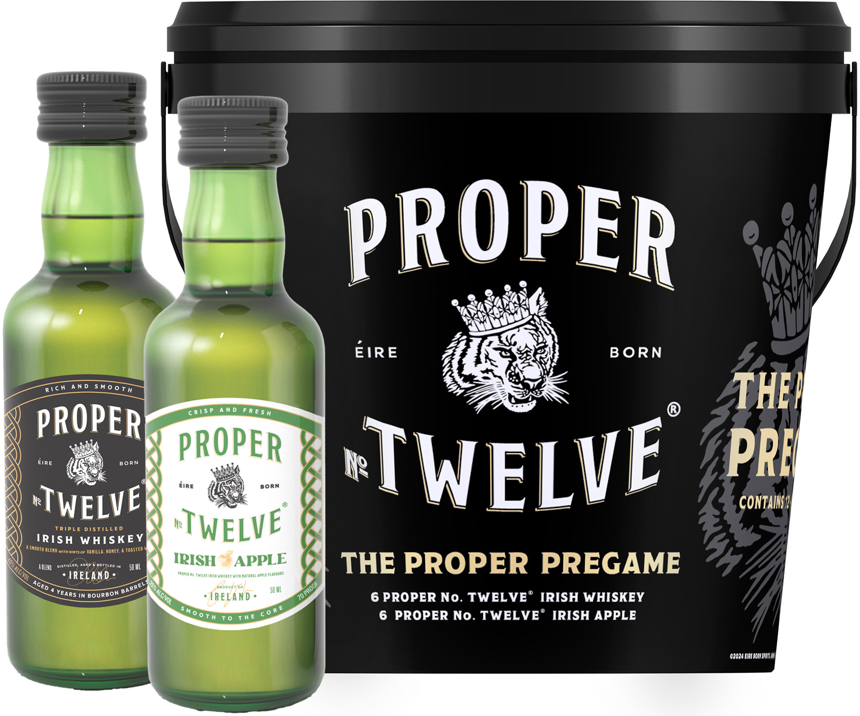 Proper 12 Irish Pregame Bucket 12-50ml (Irish/apple)