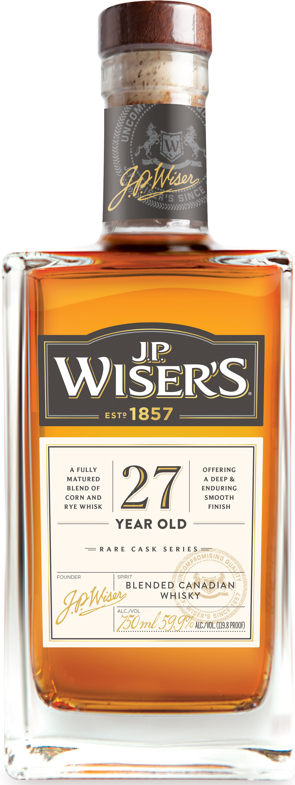 Jp Wiser's 27yr Cask Strength Canadian