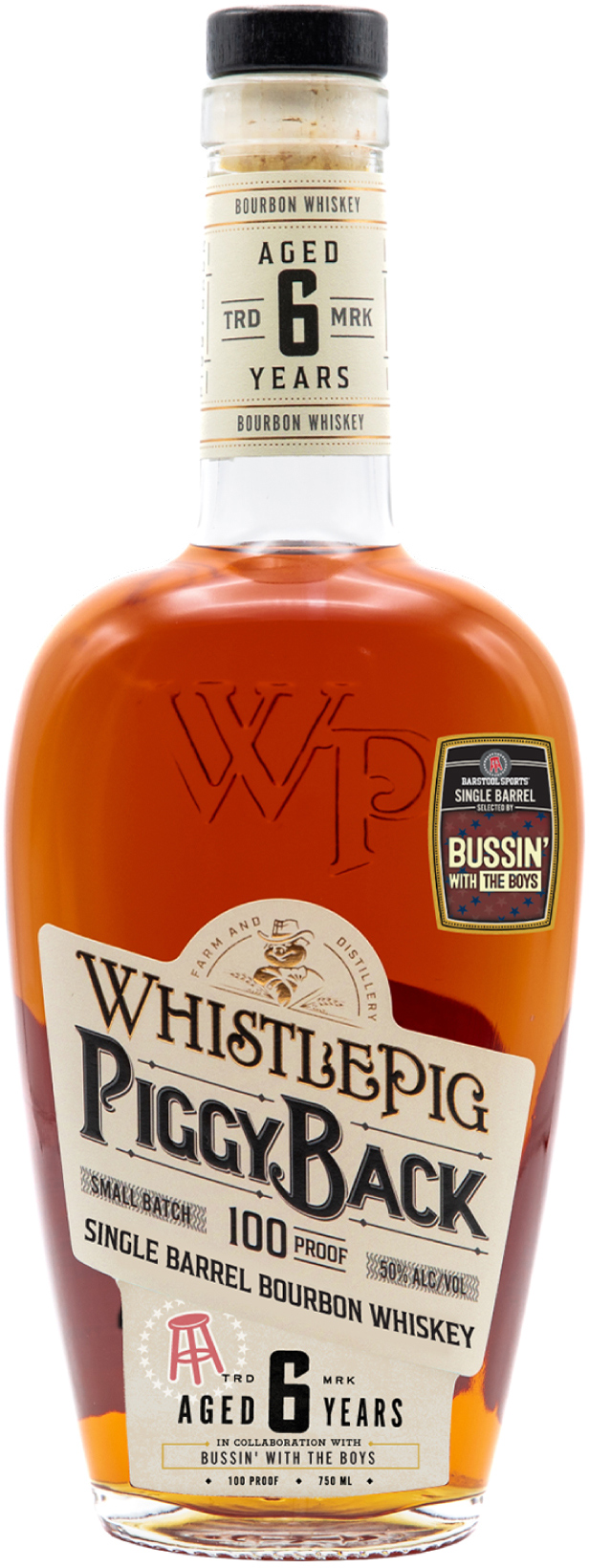 Whistlepig Piggyback 6yr Bbn Legends Series Barstool Sports