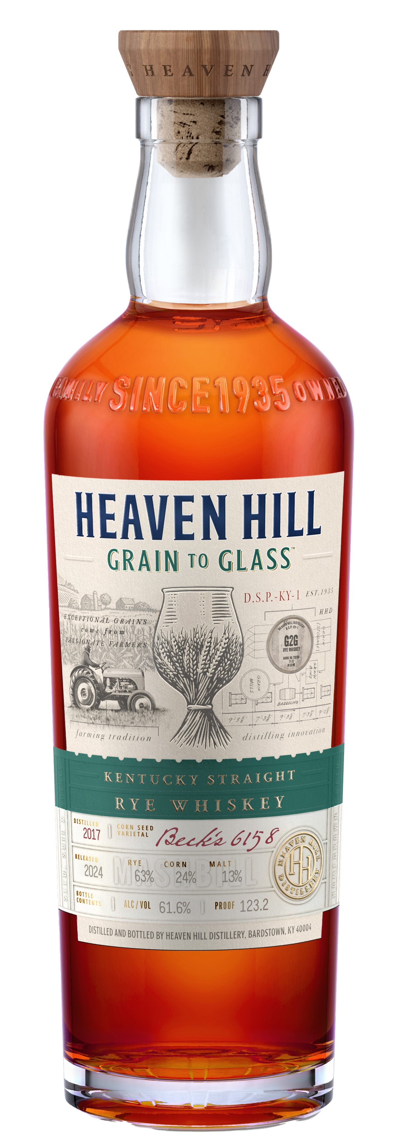 Heaven Hill Grain To Glass Rye Whiskey