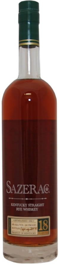 Sazerac Rye 18yr Whiskey (Antique)