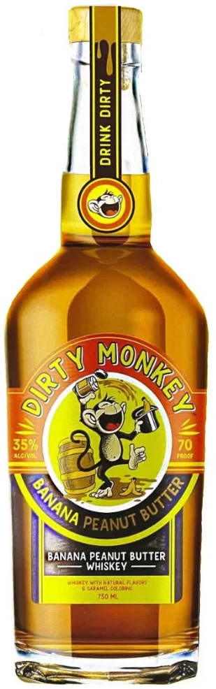 Dirty Monkey Banana Peanut Butter Whiskey